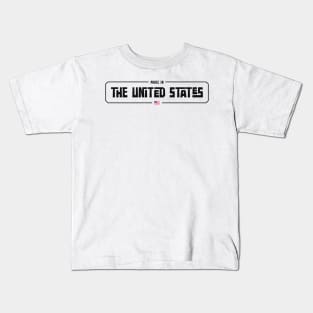 Made in the United States of America (Dark edition) Kids T-Shirt